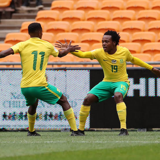 PrinceSobayeni1's tweet photo. FULL TIME 

South Africa 2-1 Morocco

Tau  ⚽️

Lepasa ⚽️ https://t.co/FvNTRjmKbL