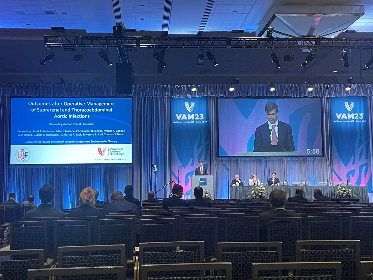UF Vascular (@ufvascular) on Twitter photo Great presentation by <a href="/UFSurgResidents/">UF Surgery Residents</a> Erik Anderson at #VAM23! “Outcomes After Operative Management of Suprarenal and Thoracoabdominal Aortic Infections”
<a href="/erikmands/">Erik Anderson</a> <a href="/scrobtweets/">Scott Robinson</a> <a href="/CooperMichol/">Michol Cooper</a> <a href="/gru6n/">Gilbert Upchurch</a> <a href="/UFSurgery/">UF Surgery</a> <a href="/VascularSVS/">Society for Vascular Surgery</a> Great presentation by <a href="/UFSurgResidents/">UF Surgery Residents</a> Erik Anderson at #VAM23! “Outcomes After Operative Management of Suprarenal and Thoracoabdominal Aortic Infections”
<a href="/erikmands/">Erik Anderson</a> <a href="/scrobtweets/">Scott Robinson</a> <a href="/CooperMichol/">Michol Cooper</a> <a href="/gru6n/">Gilbert Upchurch</a> <a href="/UFSurgery/">UF Surgery</a> <a href="/VascularSVS/">Society for Vascular Surgery</a>