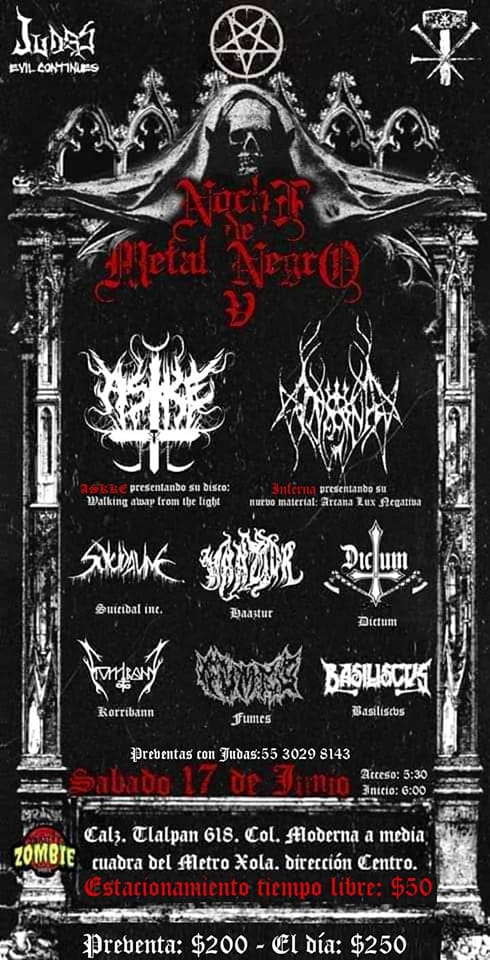 BBeat105's tweet photo. Hoy, 17 junio, hay estos shows:

- #ADayOfDeath   

- #IDAFEST VOL.2  

- #NocheDeMetalNegro5 

#StayBlast
#BlastBeat105 https://t.co/7TEjUYCBbj