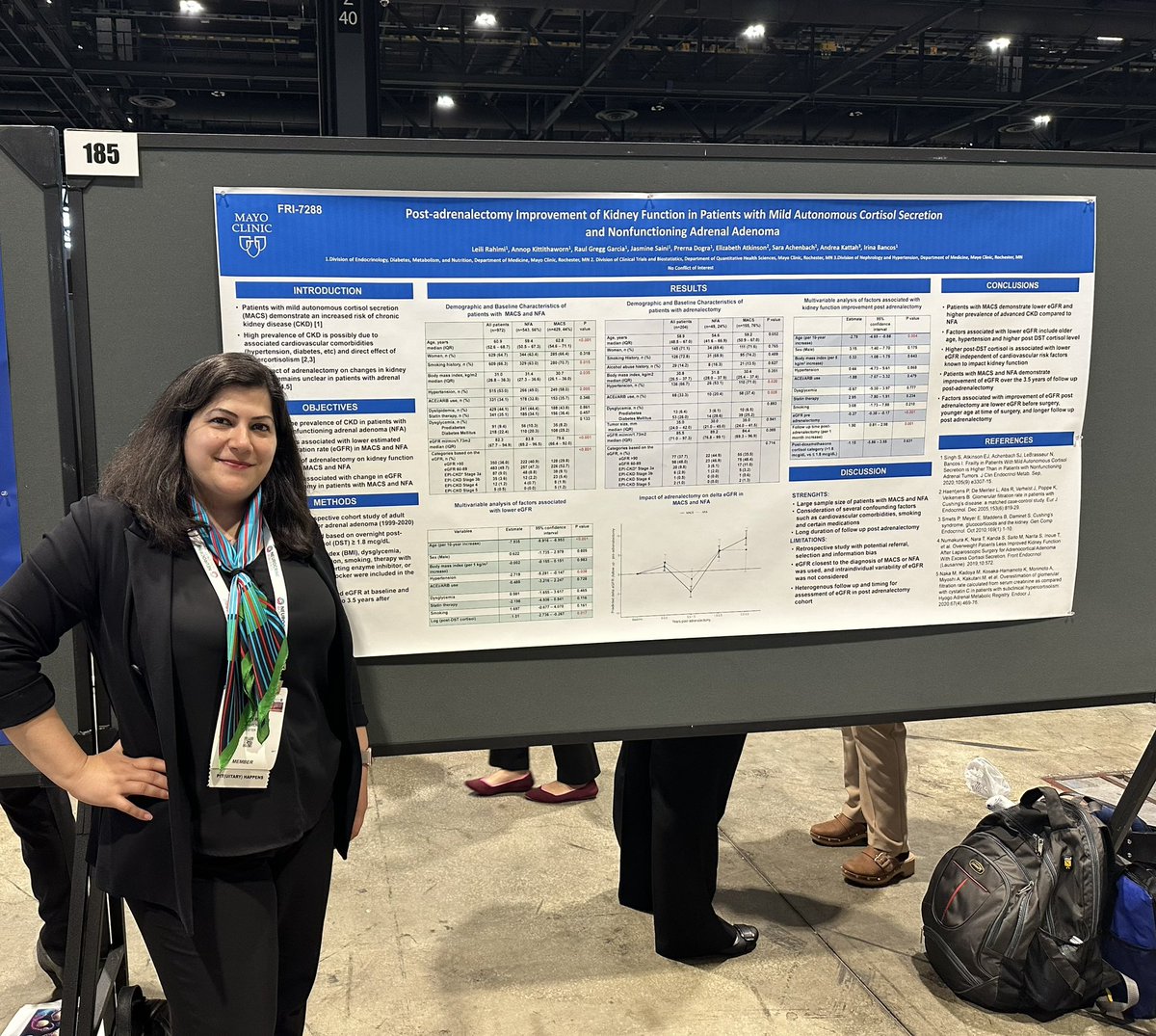 Kidney function in #MACS after #adrenalectomy.. Find out more @TheEndoSociety 👇🏼#Endo2023 @IrinaBancos #TeamAdrenal