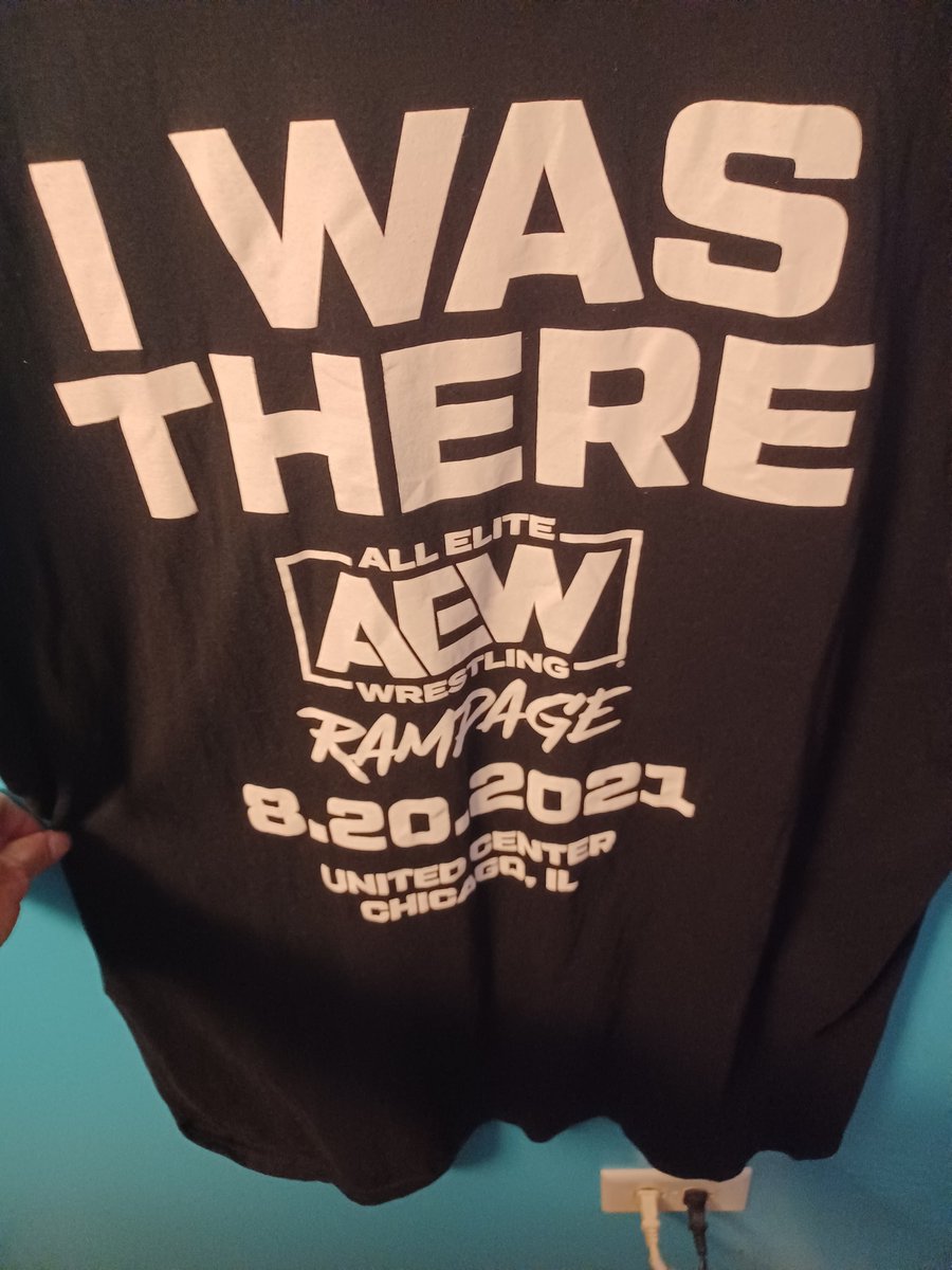 I was there for the #Return of #CMPunk when #AEWRampage #TheFirstDance was in #Chicago

And now for the #SecondComing of CM Punk at #AEWCollision !!!