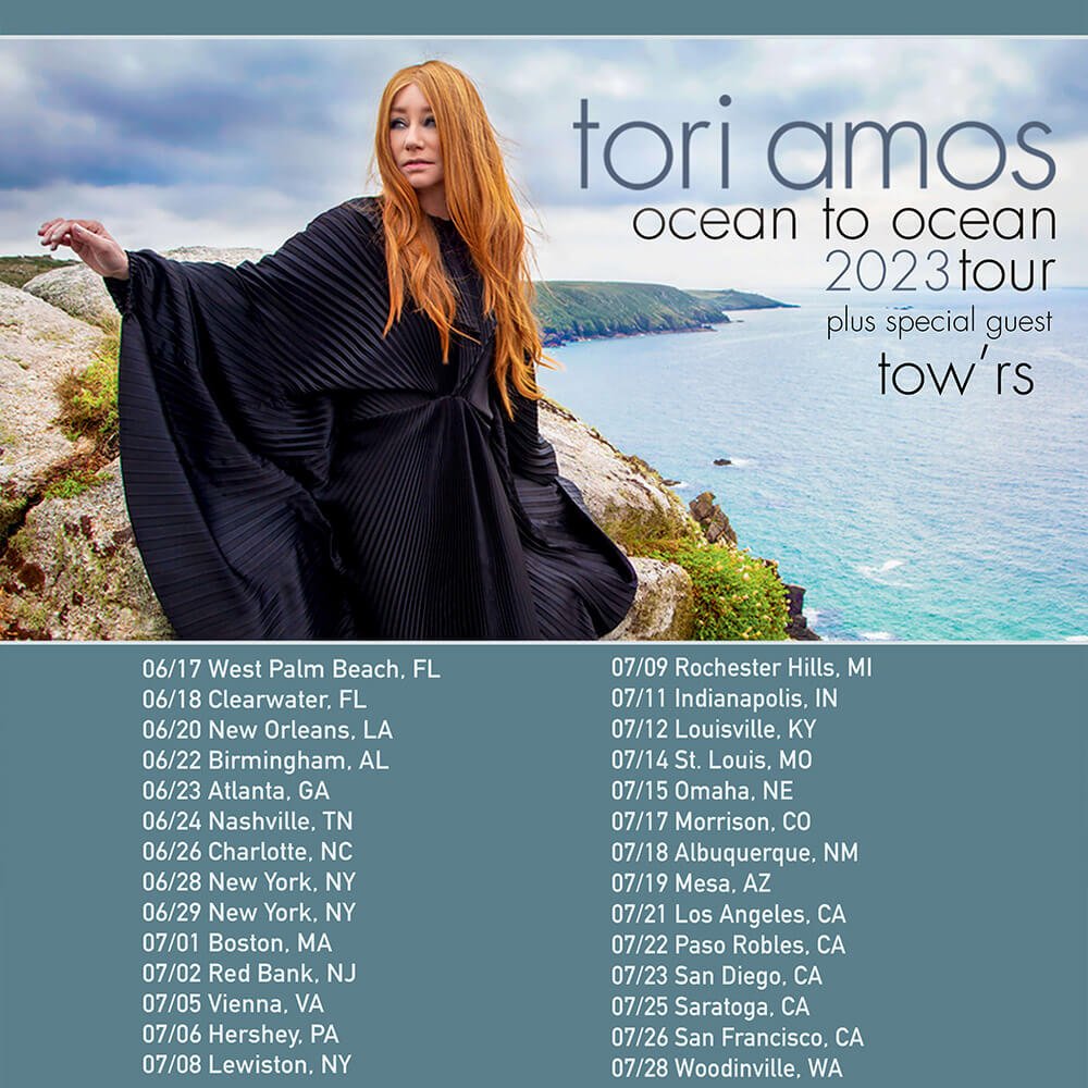 It's 1:15 PM EDT. It's Saturday. It's June 17th. And it's the first day of the 2023 US leg of Tori Amos's Ocean to Ocean Tour!