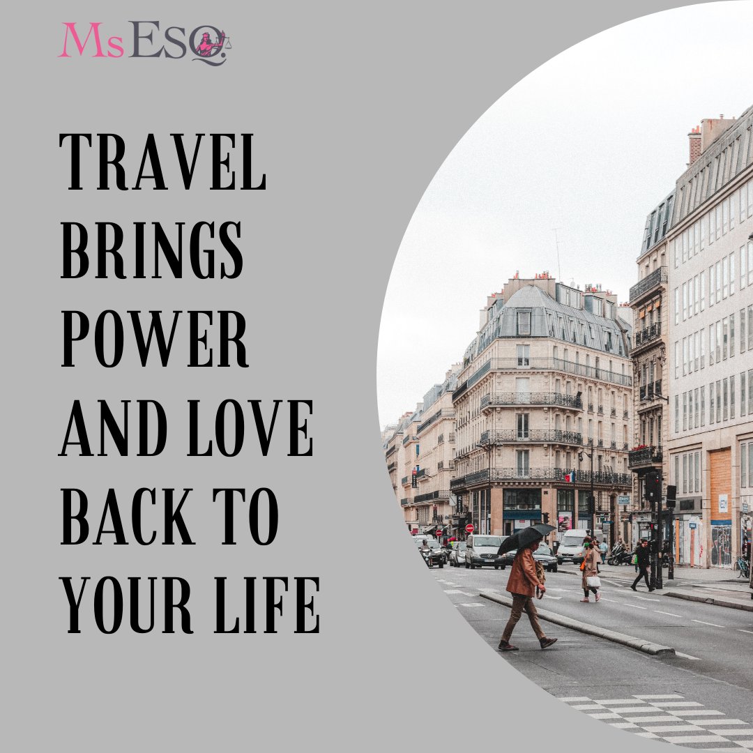 MsEsqMag's tweet photo. TRAVEL BRINGS POWER AND LOVE BACK TO YOUR LIFE.  🚅  ✈️ https://t.co/abFRjkN3t6