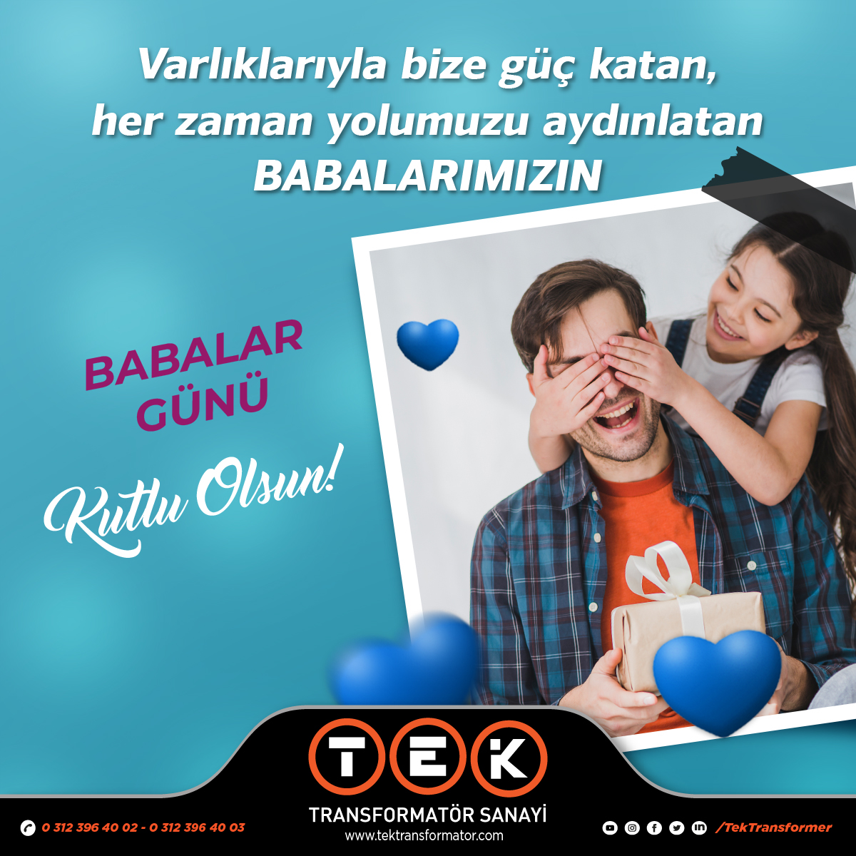 TekTransformer's tweet image. Babalar Günü Kutlu Olsun!

#babalargünü #tektransformatör #tektransformator #tektransformer