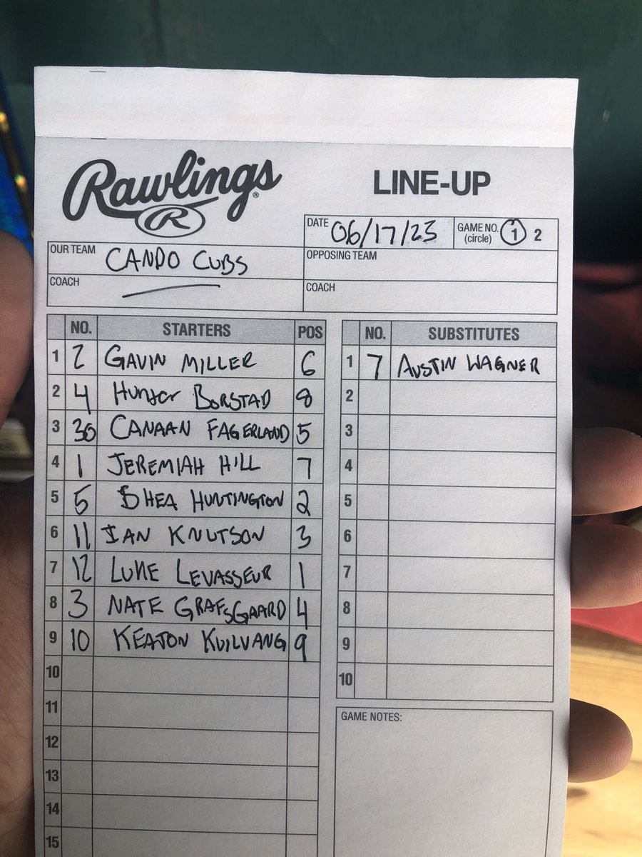 Cando Cubs Amateur Baseball tweet media