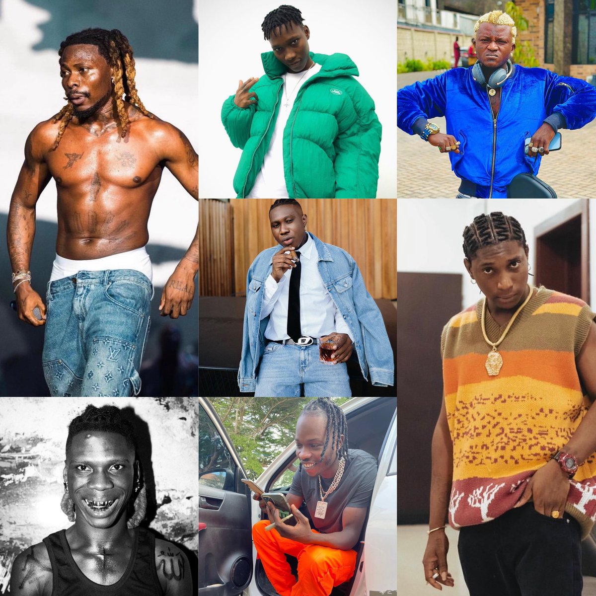 You need to organise a street carnival but you can only bring ONE of these artistes ! 
Who are you choosing???
