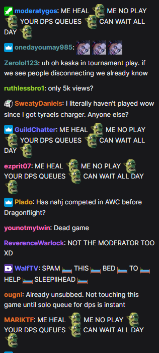 MVRIKTF's tweet image. Lets go, new copy pasta already started. @Warcraft #AWC2023