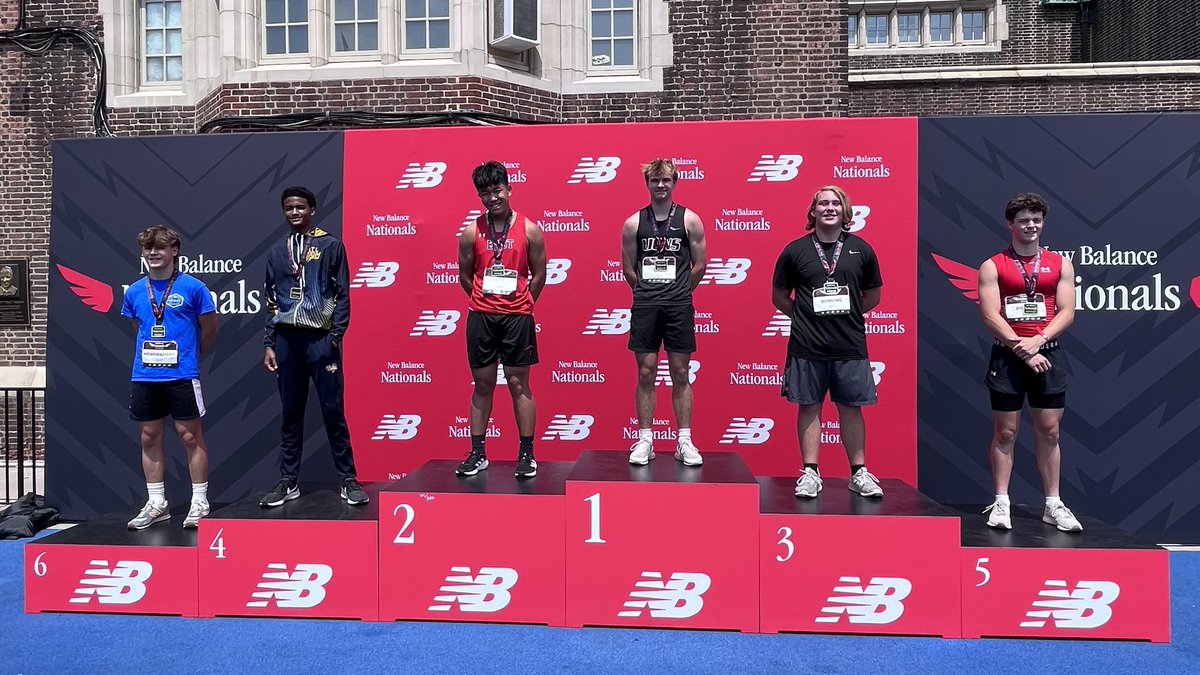 chelmsfordtrack's tweet image. Congratulations to Freshman Gable Gray for winning the freshmen division of Javelin at New Balance Outdoor Nationals!

In doing so Gable broke his own school record and has the furthest throw for a freshman in the nation!

@_LionsAthletics