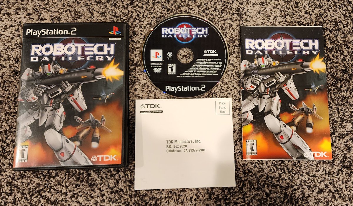 Day/Game 1️⃣6️⃣8️⃣ for #365xFalconGames

Robotech Battlecry for #PS2 #PlayStation
😁👍🎮 #gameyear

#GamersUnite @ColonelFalcon
#ShareYourGames @GeekyZombieKing