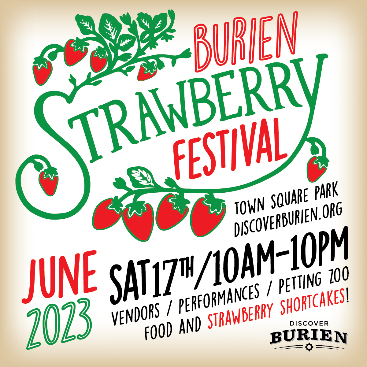 Come check out the Burien Strawberry Festival! Lots of great fun! 🍓🍓
