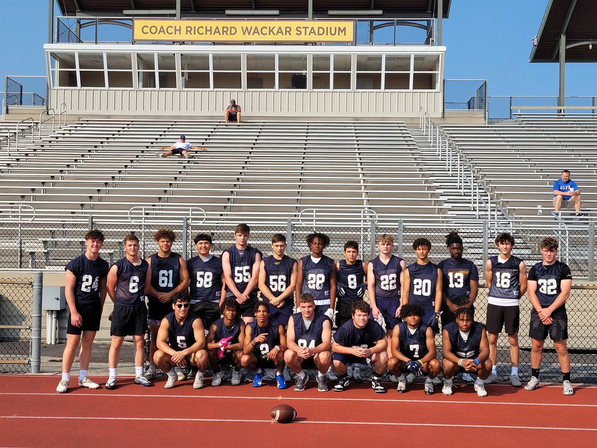 4-0 on the day at Rowan University 7 on 7:
42-0 over Overbrook
30-12 over Middle Township
18-12 over Cherry Hill West 
18-12 over Timber Creek