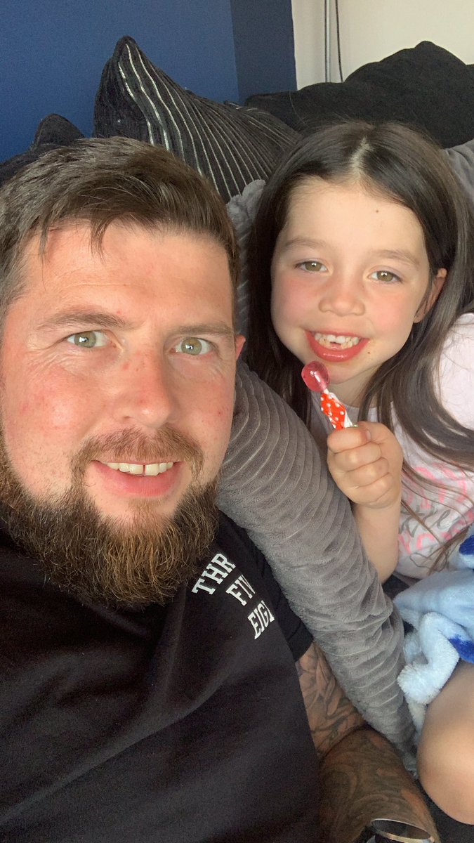 L5WGA's tweet photo. Daddy and daughter film time. 

#MyFavouritePrincess https://t.co/jeAXNVAfaf