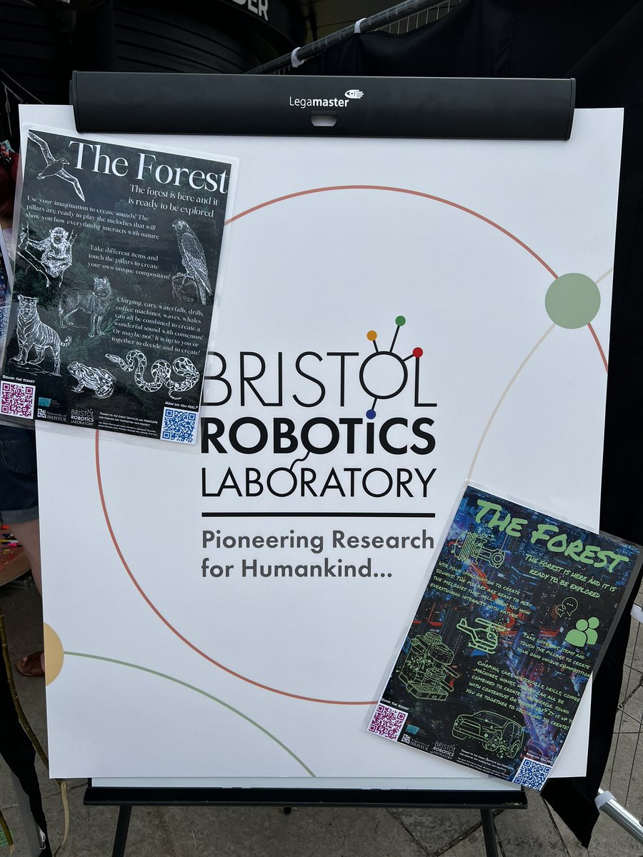 ChechooSierra's tweet image. Want to explore the sounds of #TheForest? Check this amazing and immersive experience at the @festofnature by @BristolRobotLab @UWEBristol @BristolUni