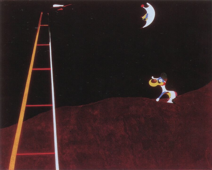 Ay’a havlayan köpek, 1926, Joan Miro