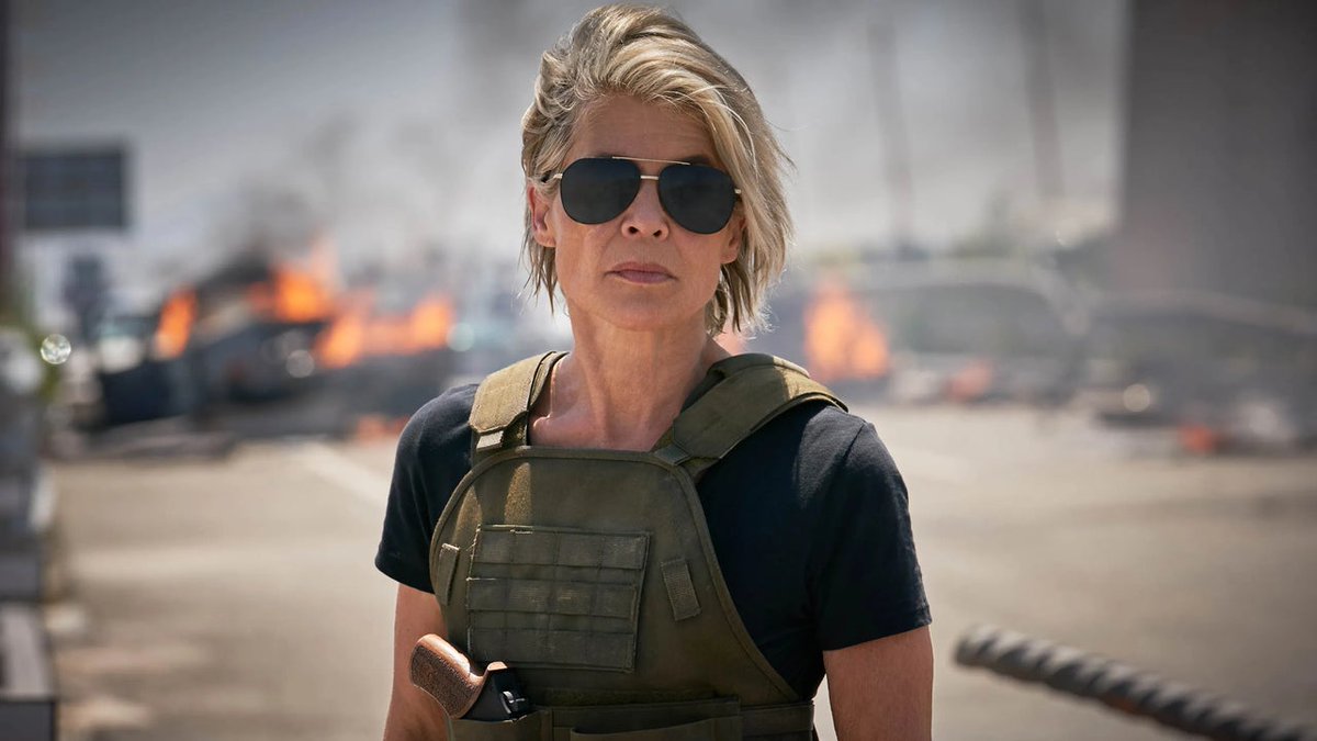 IGN's tweet photo. BREAKING: Linda Hamilton, best known as Sarah Connor in The Terminator, Terminator 2, and Terminator: Dark Fate, is joining the cast of Stranger Things Season 5. https://t.co/PBa6x2pDRg https://t.co/B9SjVSbOuh