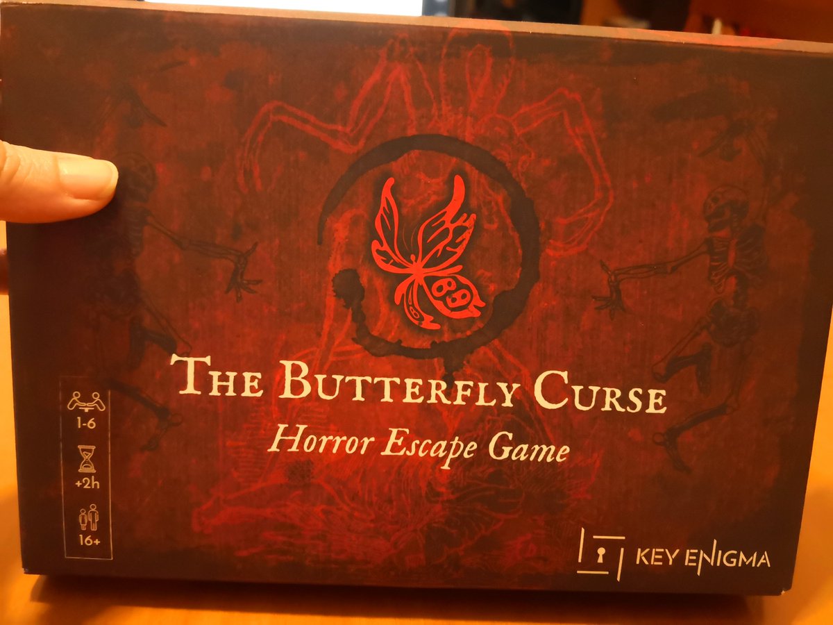 dacilmp's tweet image. Como ha molado &quot;La maldición de la mariposa&quot; de #Keyenigma. Que emocionante y original. Y menudos sustos te llevas jaaajajaja