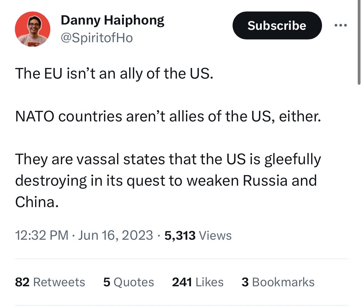 Danny Haiphong Parody tweet media