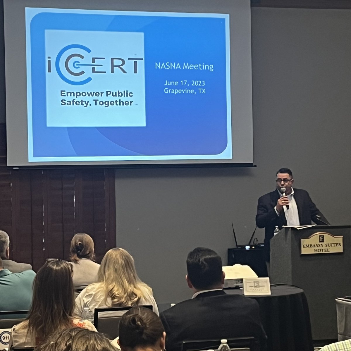 iCERT1st's tweet photo. Great #iCERT presentation at the annual #NASNA Meeting with Executive Director George Kelemen and Policy Committee Chair Don Brittingham Thank you NASNA! https://t.co/asHHQFx08P