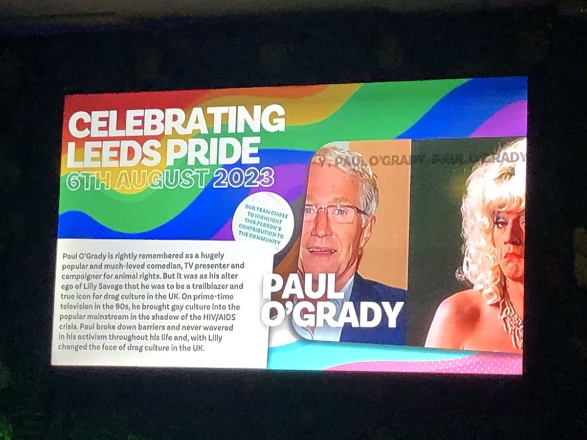 Great to see the late, but Great Paul O’Grady acknowledged as part of #Pride at the local bar 

@PaulOGrady_FC @PaulOGradyShow @malprin #PaulOGrady