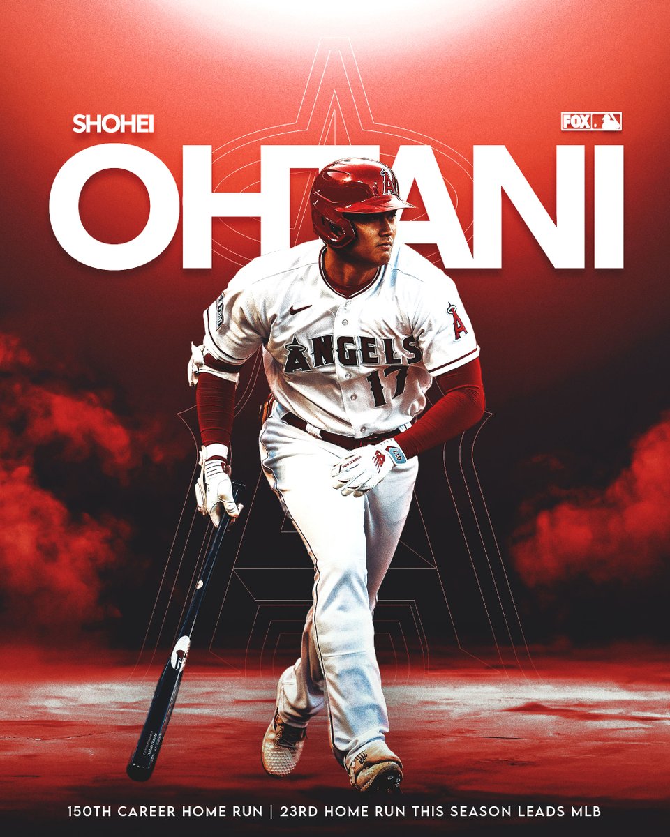 FOX Sports: MLB (@mlbonfox) on Twitter photo That's 150 career launches for your new MLB home run leader! 💪💣
<a href="/Angels/">Los Angeles Angels</a> | <a href="/FlippinBatsPod/">Flippin' Bats Podcast</a> That's 150 career launches for your new MLB home run leader! 💪💣
<a href="/Angels/">Los Angeles Angels</a> | <a href="/FlippinBatsPod/">Flippin' Bats Podcast</a>
