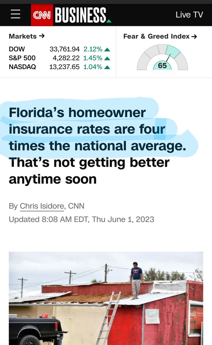 Ron DeSantis' FL is taxpayers footing the bill for his culture wars, out of control homeowner insurance costs, and a dire lack of health care. What does this tell us? Ron DeSantis is a liar/grifter who will say anything to get elected. In other words, just like his daddy, Trump.