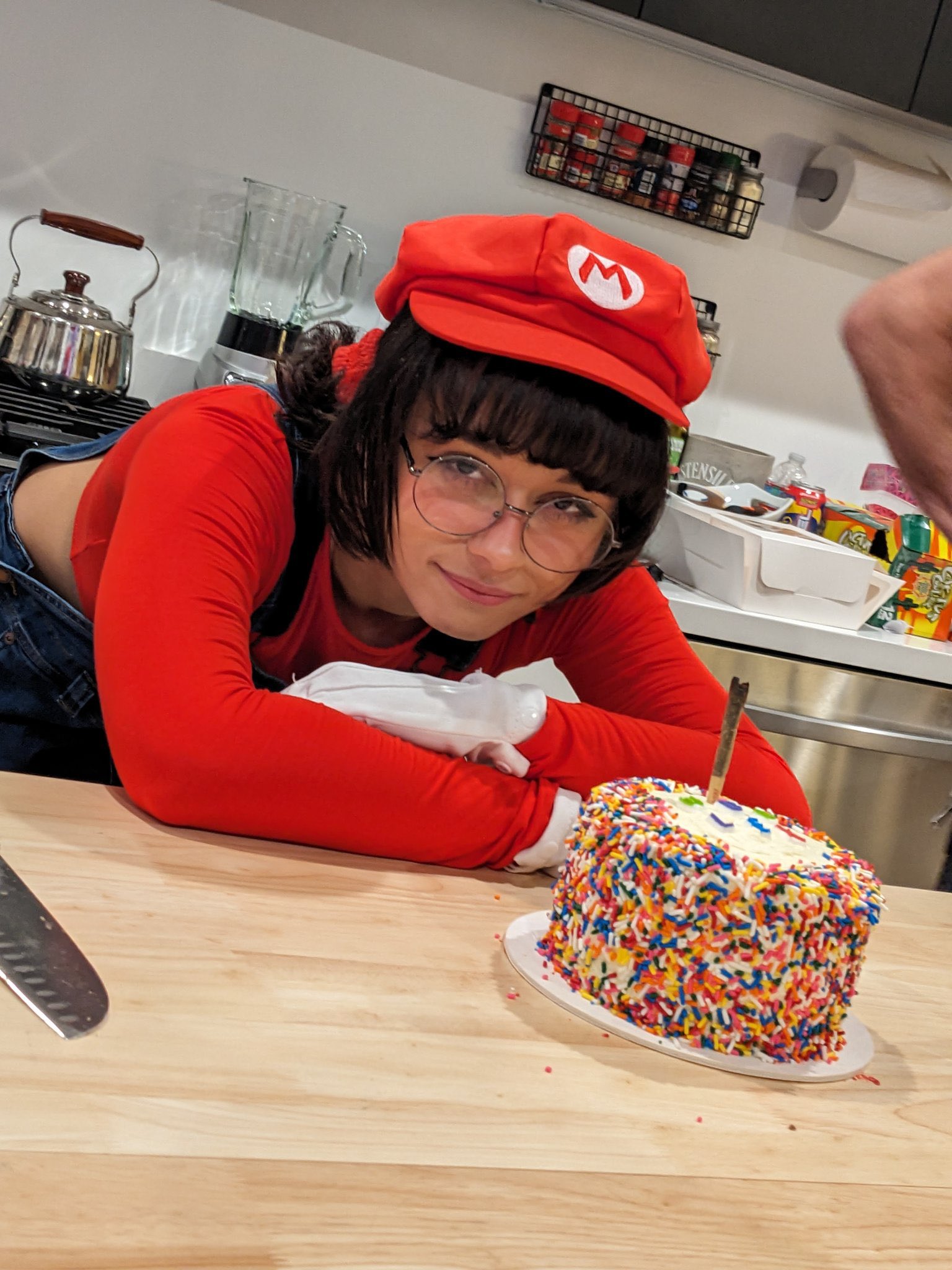 lex updog on Twitter: "we didn’t have a candle for my birthday cake so