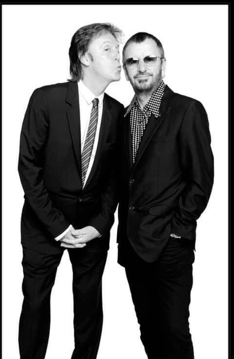 Paul McCartney and Ringo Starr, I love these two ♡