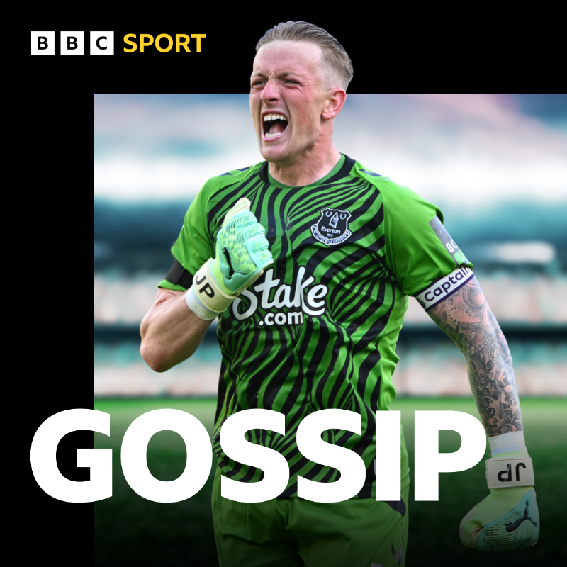 BBCSport's tweet photo. Heading to Old Trafford? 👀

🔴 Man Utd are reportedly preparing a bid for Everton's Jordan Pickford 🧤

📲 Gossip ⤵️ #BBCFootball