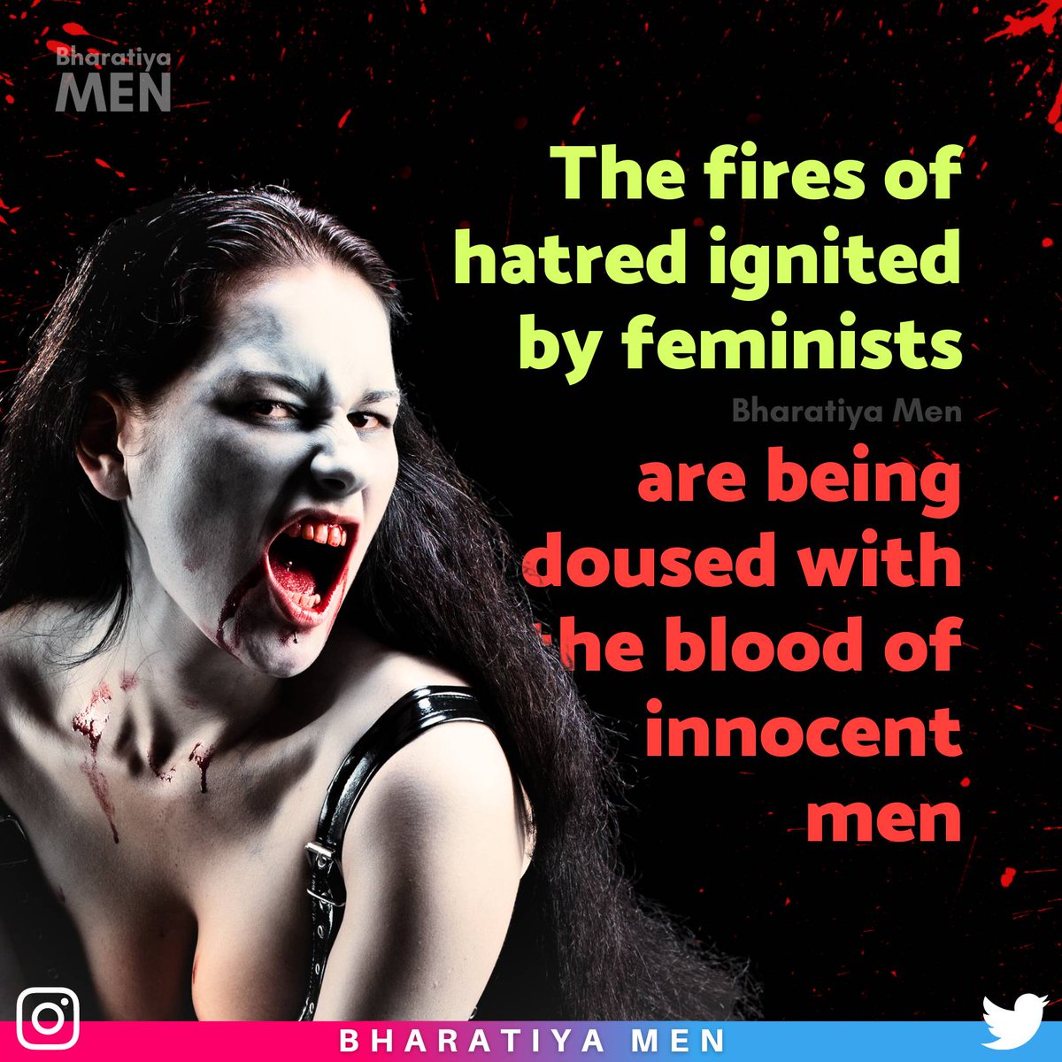 #Misandry #MenRightsAreHumanRights #Feminism #Men #MenRights #LegalTerrorism #NotMyCJI #PinkTerrorism