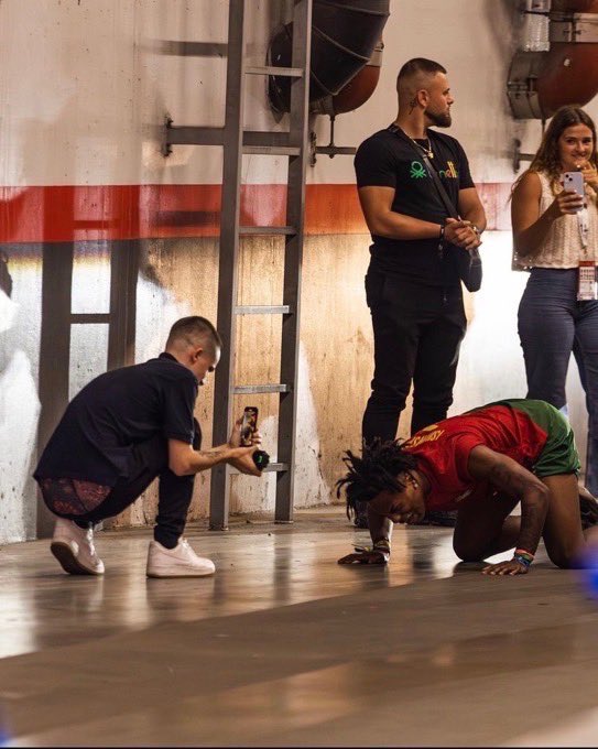 SpeedUpdates1's tweet photo. Pictures of Speed meeting Ronaldo 👀🐐 https://t.co/HOfslIKtFP