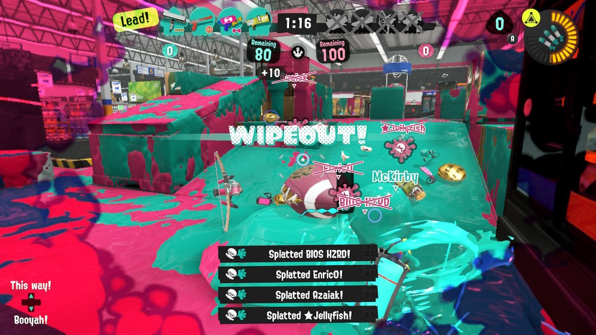 DooBrianna's tweet photo. got 'eem #wipeout #splatbomb #clamblitz #Splatoon3 #NintendoSwitch https://t.co/TRVVvJaTrd