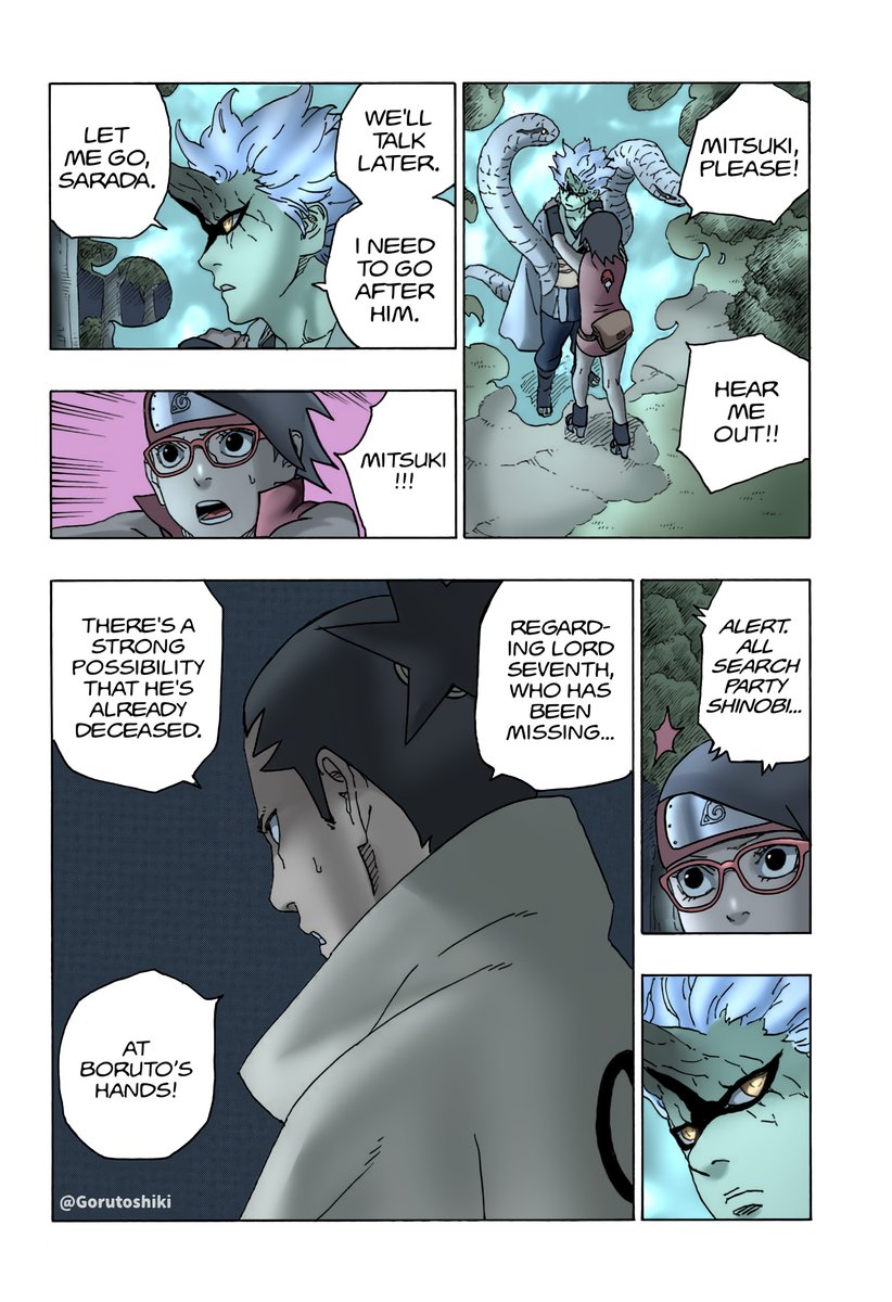 Gorutoshiki's tweet photo. Boruto Chapter 80 Full Color #BORUTO 

A Thread https://t.co/GqD6kjzoZ6