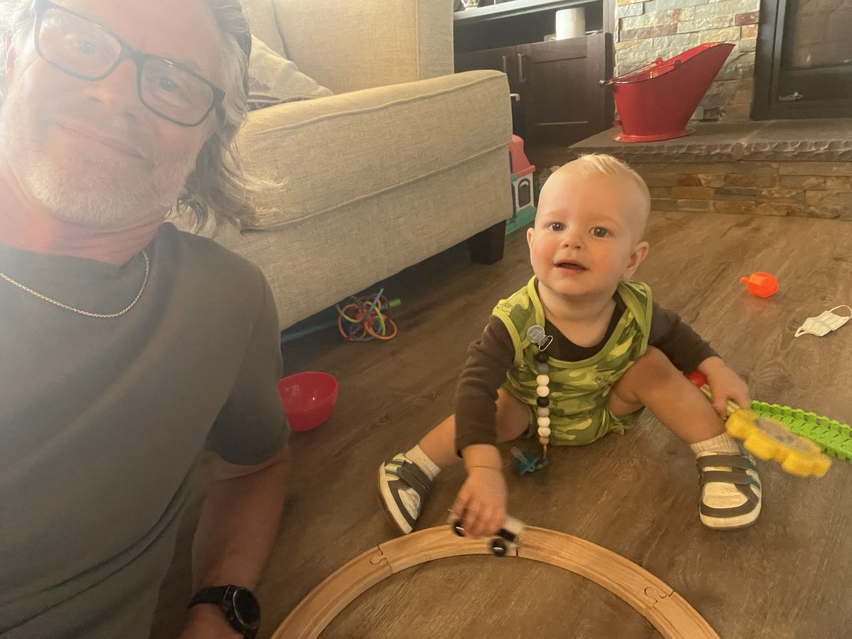 KenBoessenkool's tweet photo. Playing trains with my grandson. 

#opalife #weekendsatthelake https://t.co/KM34K6THfF