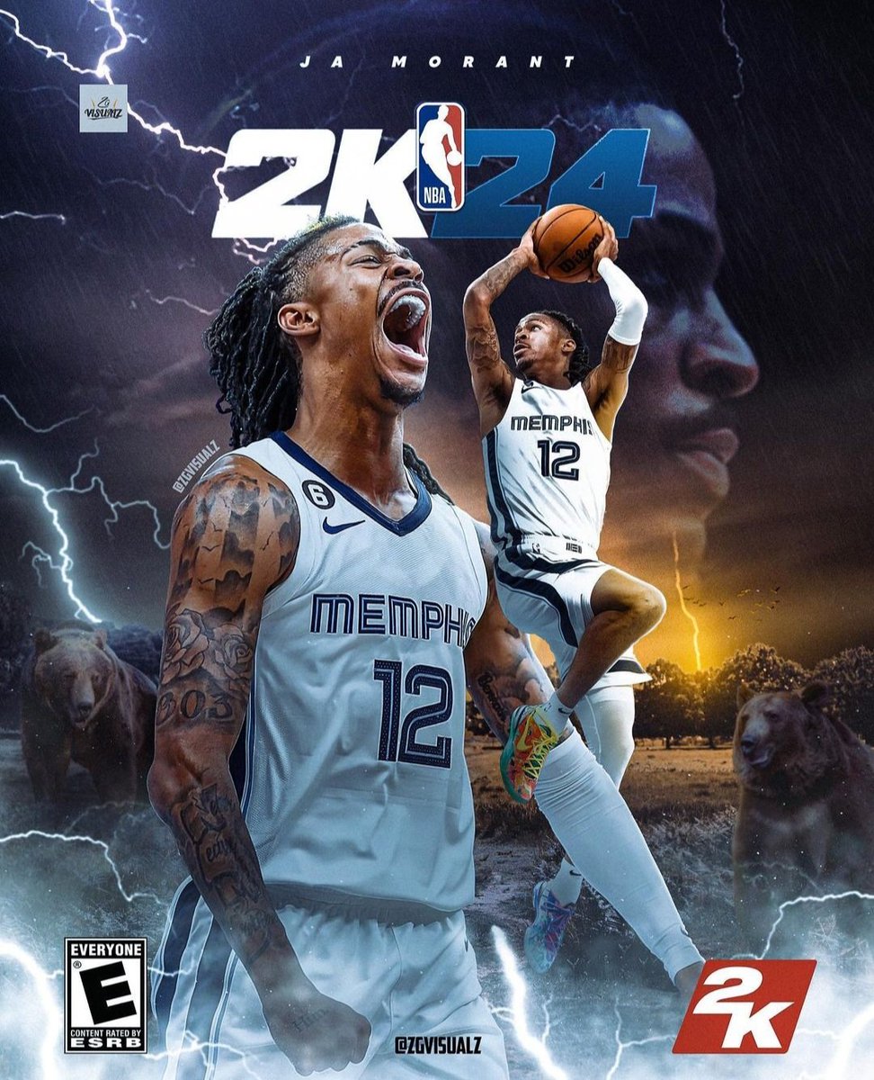 BREAKING: Ja Morant has been announced as the cover athlete for NBA 2K24