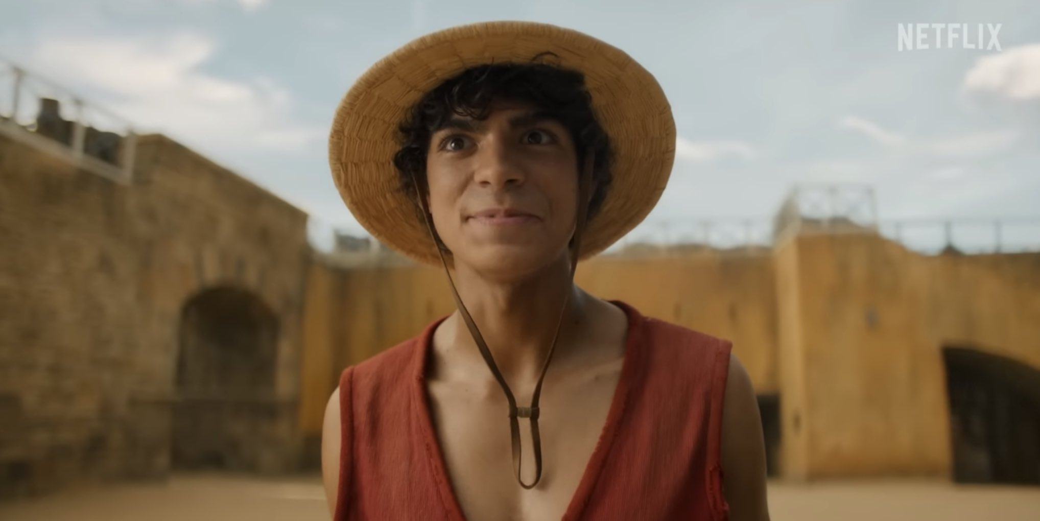 DiscussingFilm on X: First look at Luffy's costume in Netflix's