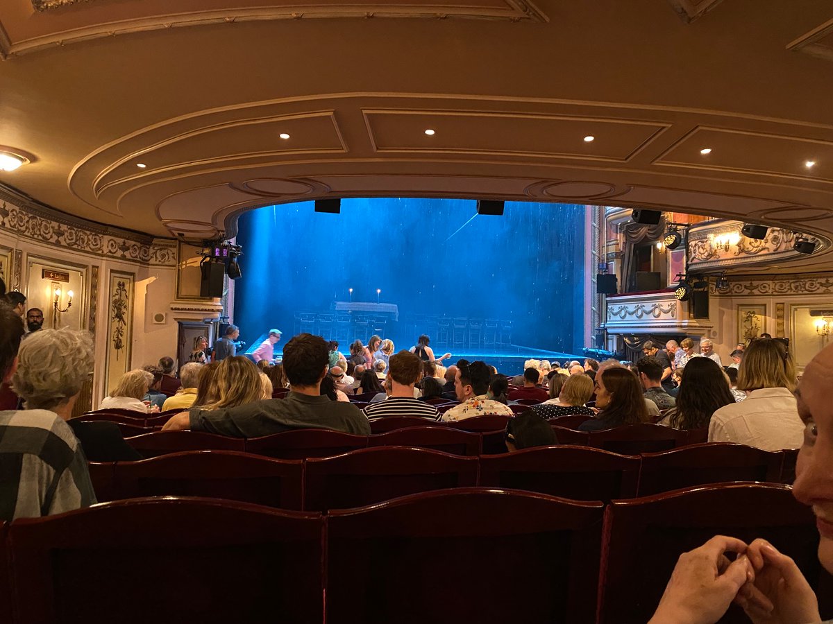 kjhallum's tweet photo. Just witnessed The Crucible in London, and it's like stepping into the courtroom of social media. The play's exploration of mass hysteria hits uncomfortably close to our online culture. Was also “spellbound” with the production’s beautiful direction and immersive soundscape. https://t.co/ZC2qDXKpc4