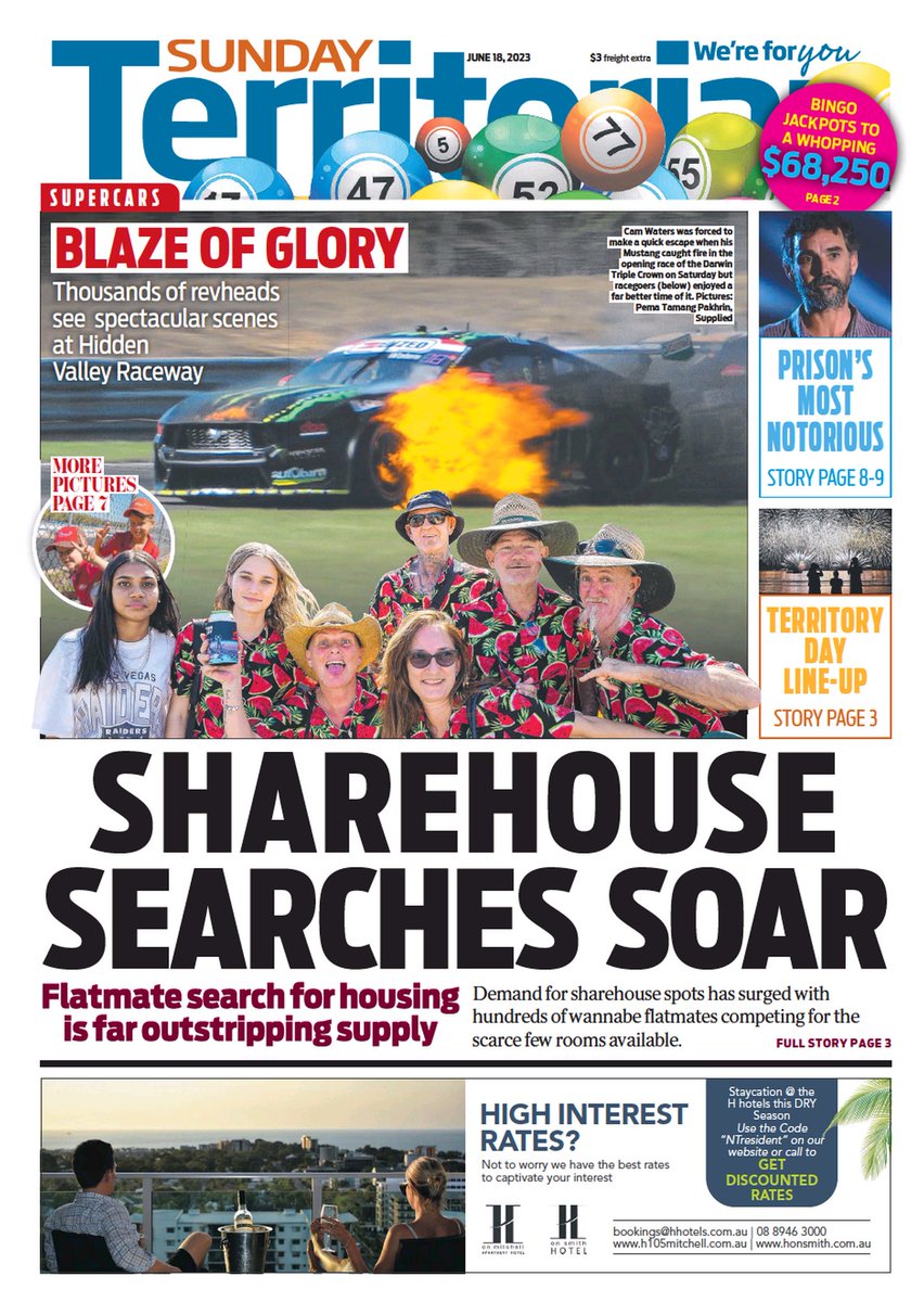 ukpapers's tweet photo. 🇦🇺 Sharehouse Searches Soar

▫The number of people on the hunt for a room in Top End suburbs has soared to new highs with only a handful of rooms advertised, new data has revealed 🇦🇺  

#frontpagestoday #Australia @TheNTNews https://t.co/N5fX2lujvj