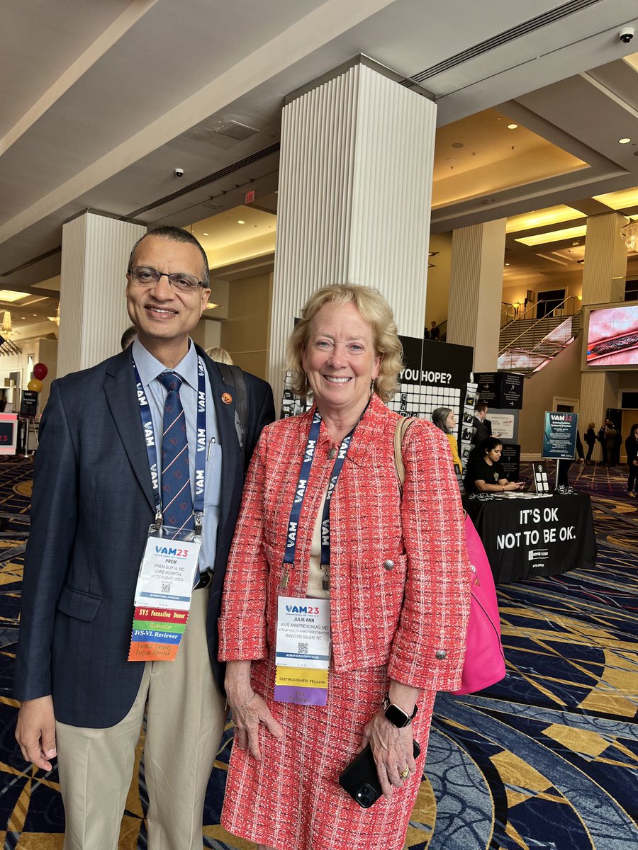 Amazing Woman Power #VAM2013 Julie A Freishlag honoured with lifetime achievement award. An inspiration for all women surgeons ⁦@VascularSVS⁩ ⁦@World_fvs⁩ ⁦@jmills1955⁩ ⁦@Vascular_India⁩ ⁦@PrajnaKota⁩