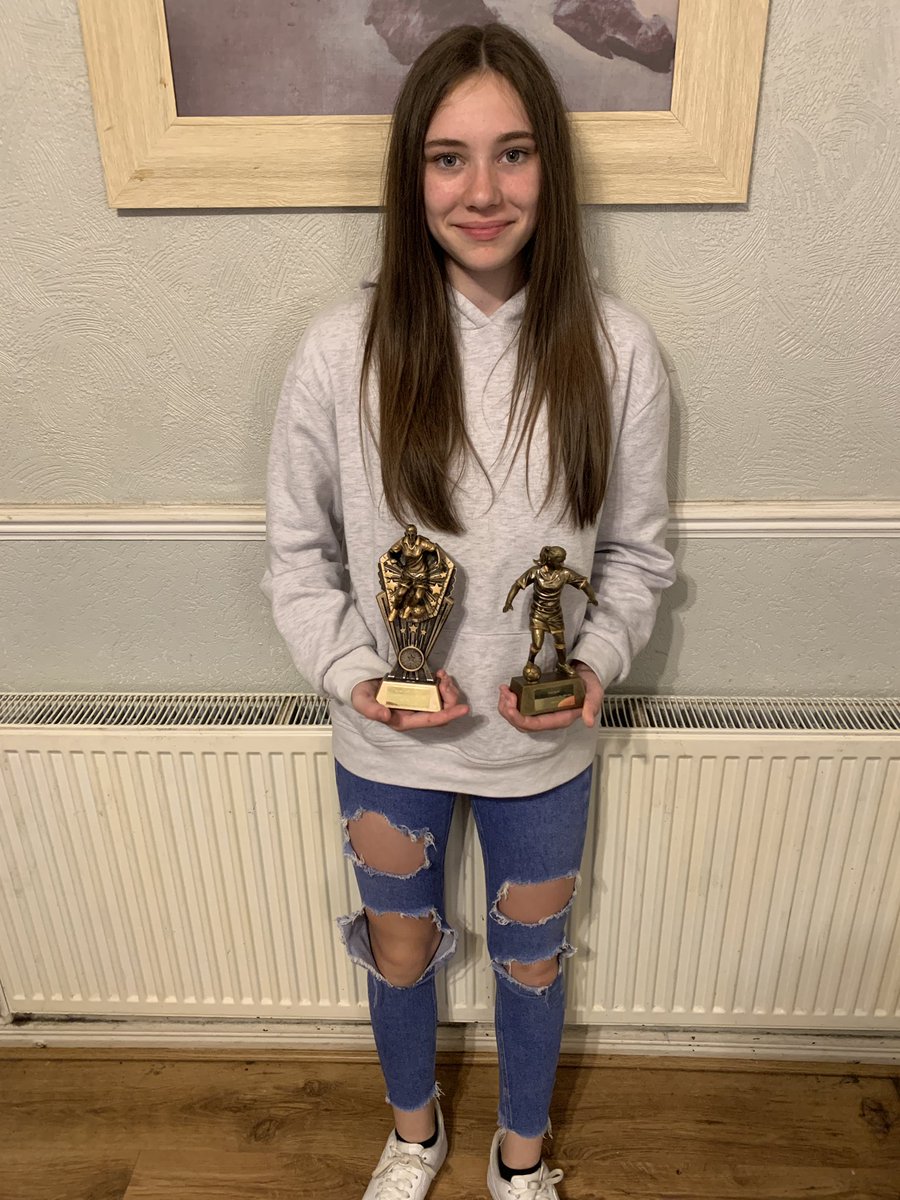 Fantastic night at the <a href="/LSFAGirls/">Lancashire Schools FA Girls- Official</a> presentation evening. Absolute brilliant season with the Lancashire u14s. The squad have all been amazing and to top it off, Emily has been awarded the Managers Player of the Season Award. This kid makes us so so proud. 💙 🌹<a href="/clairefarny/">Claire</a>