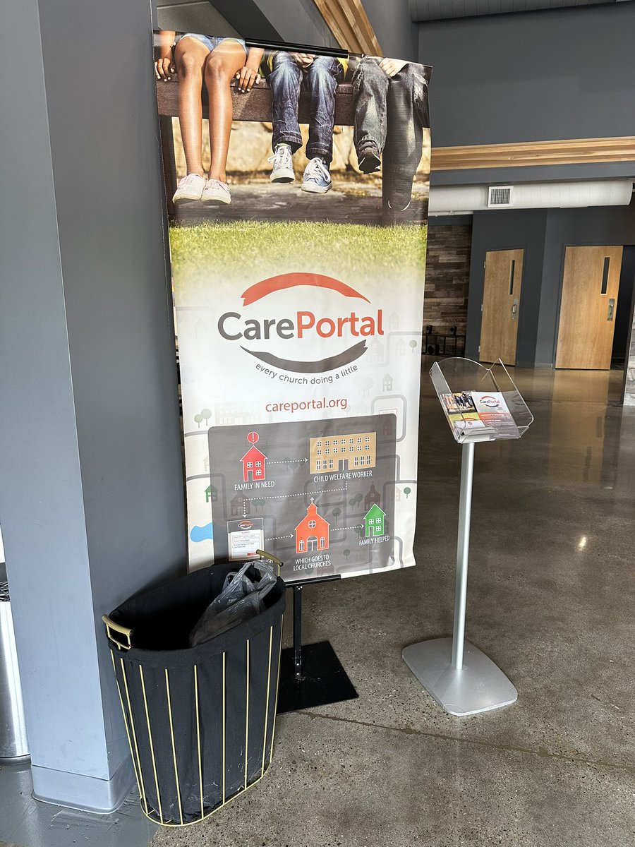 You can drop off crib sheets, towels, and cleaning supplies for our family in need in the lobby tomorrow. It’s gonna be a blessed day! #careportal #blessedtobeablessing