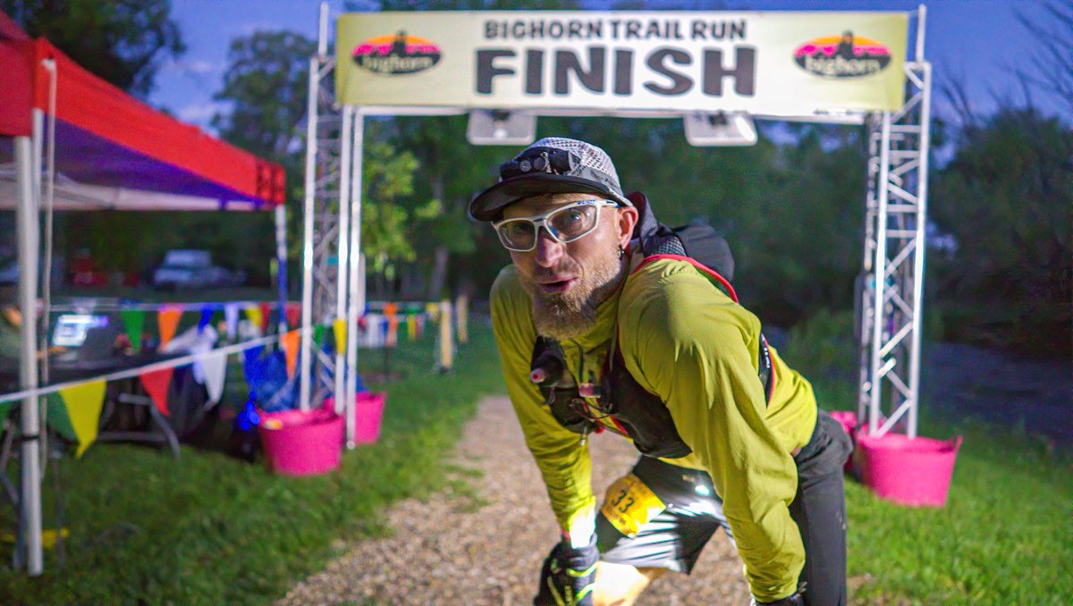 Jeff Browning wins the Bighorn 100 which is part 1/4 of his Rocky Mountain Slam #ultrarunning