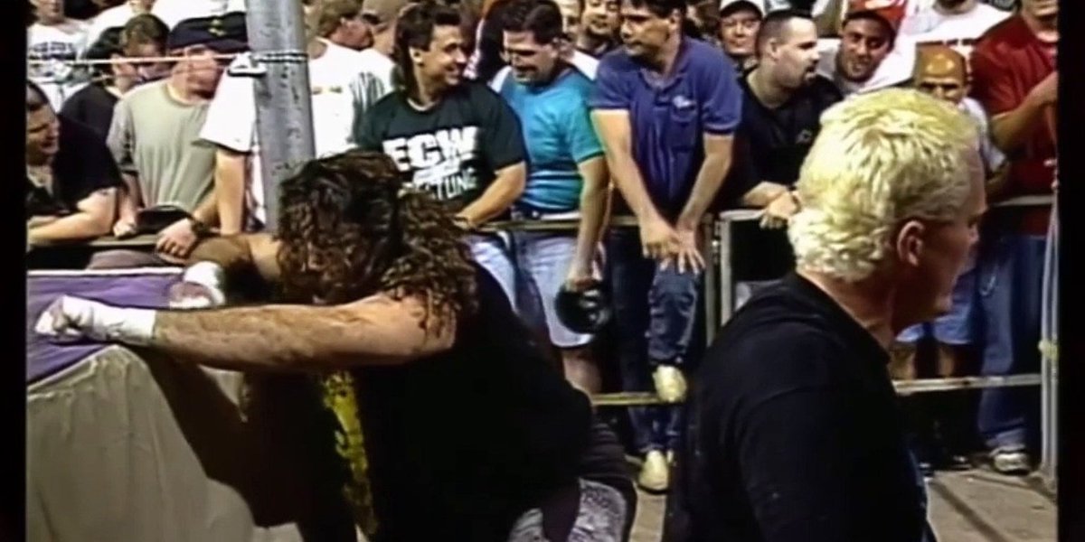 Wrestling History on Twitter "6/17/1995 The Sandman defeated Cactus