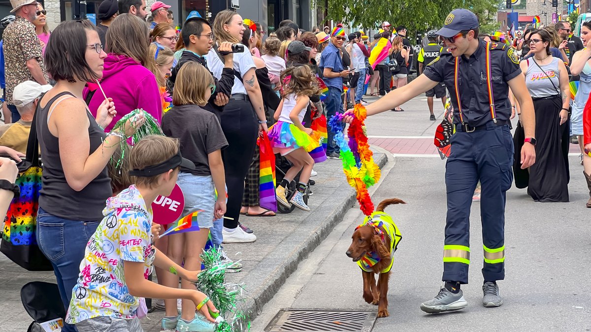 Many thanks to all who came to see us in the #Pride Parade in Kingston earlier today. It's so great to see all those smiling faces and to feel all that positive energy. Celebrate safely! 

#YGK #InFrontenac