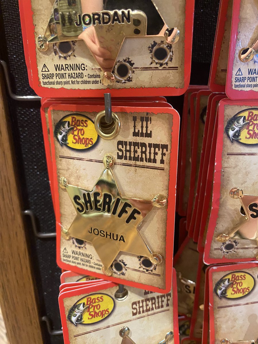 I just made a terrible discovery at bass pro shops… they didn’t have jake or danny 💔