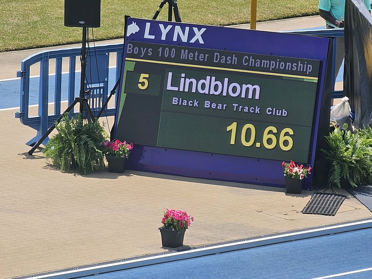 ‼️🚨SCHOOL RECORD🚨‼️ 10.66 100m Josh Lindblom!