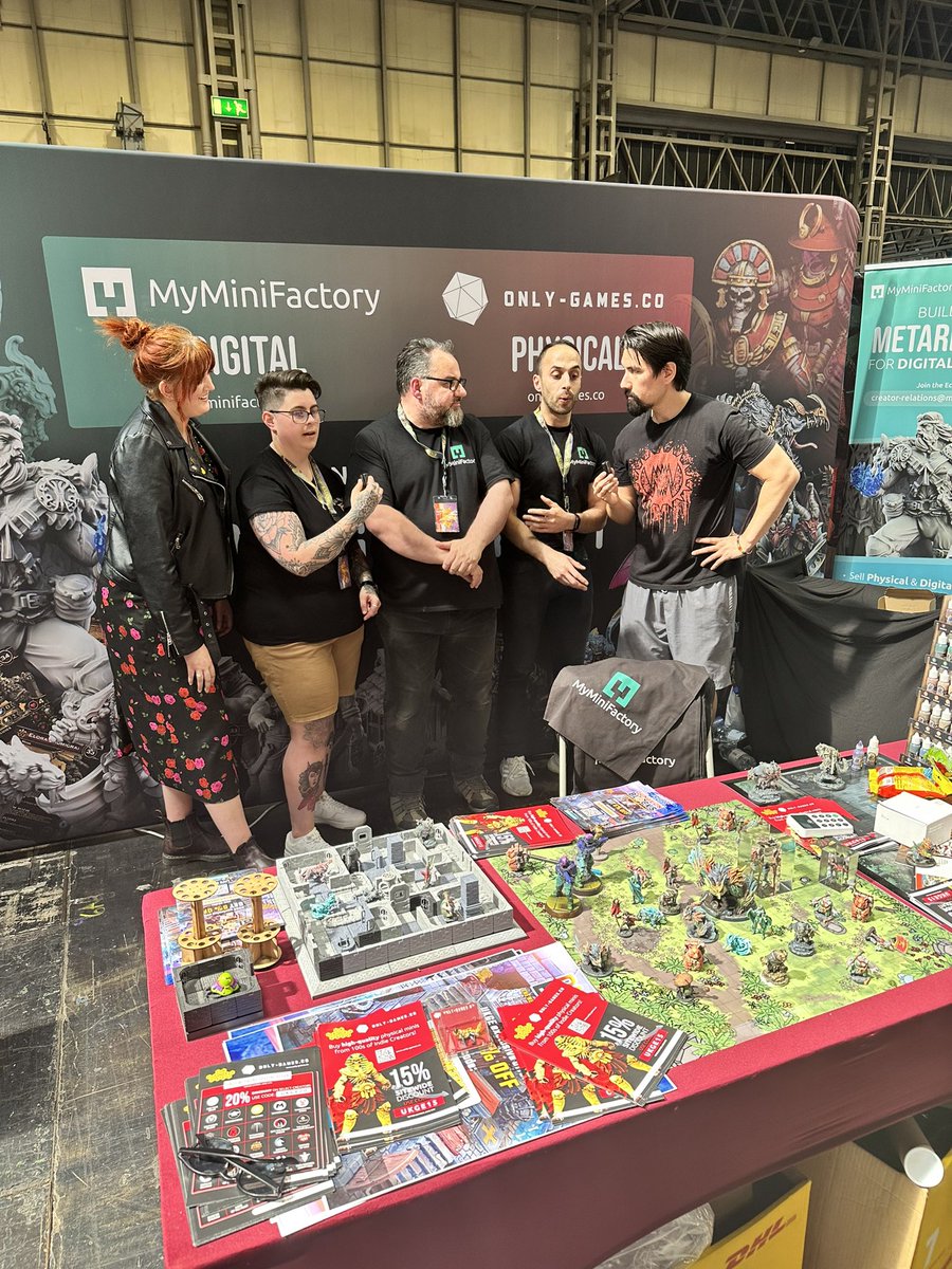 Well, this happened at <a href="/UKGamesExpo/">UK Games Expo</a> and it was EYE OPENING! 👀🎨💥

It was a pleasure be in the moment and interview <a href="/MyMiniFactory/">MyMiniFactory</a> 
alongside <a href="/miniwargaming/">MiniWarGaming</a> and <a href="/LadyKhaine/">Lady_Khaine</a> <a href="/MWGdave/">MiniWarGamer Dave</a> 

🥹💕