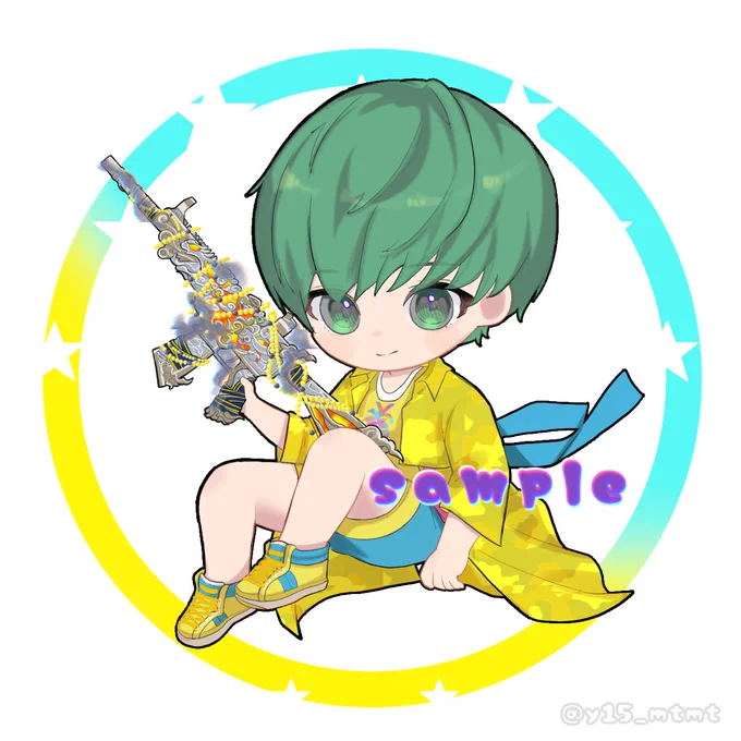 ご依頼 ·͜·'-  かわいい × クール- ̗̀  ̖́-  リピ嬉しい!!! ありがとうございました  #アイコン依頼 #PUBG_MOBILE #y15_アイコン