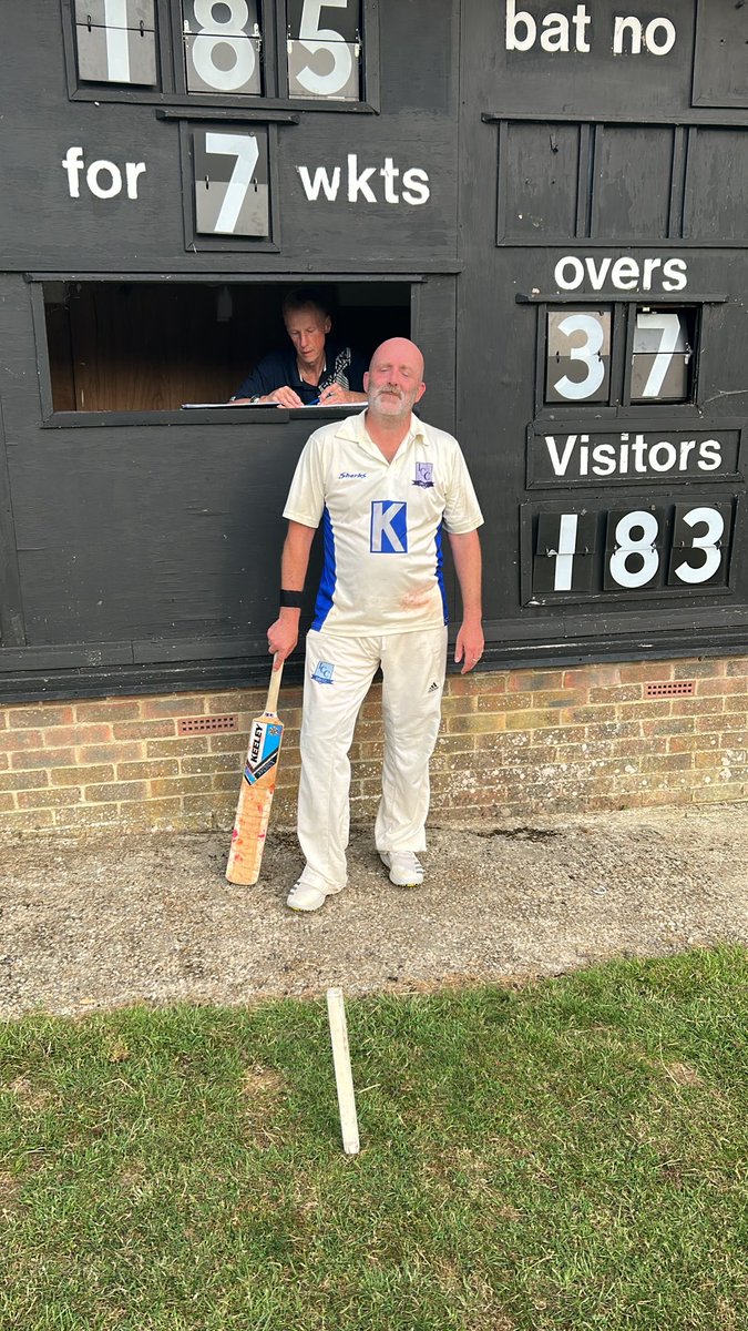 Jules Hanshaw has a MOTM day against Firle taking 4 wickets and hitting an unbeaten 30 to bring the boys home … Doombar well earned 🍺🍺🍺👏👏👏