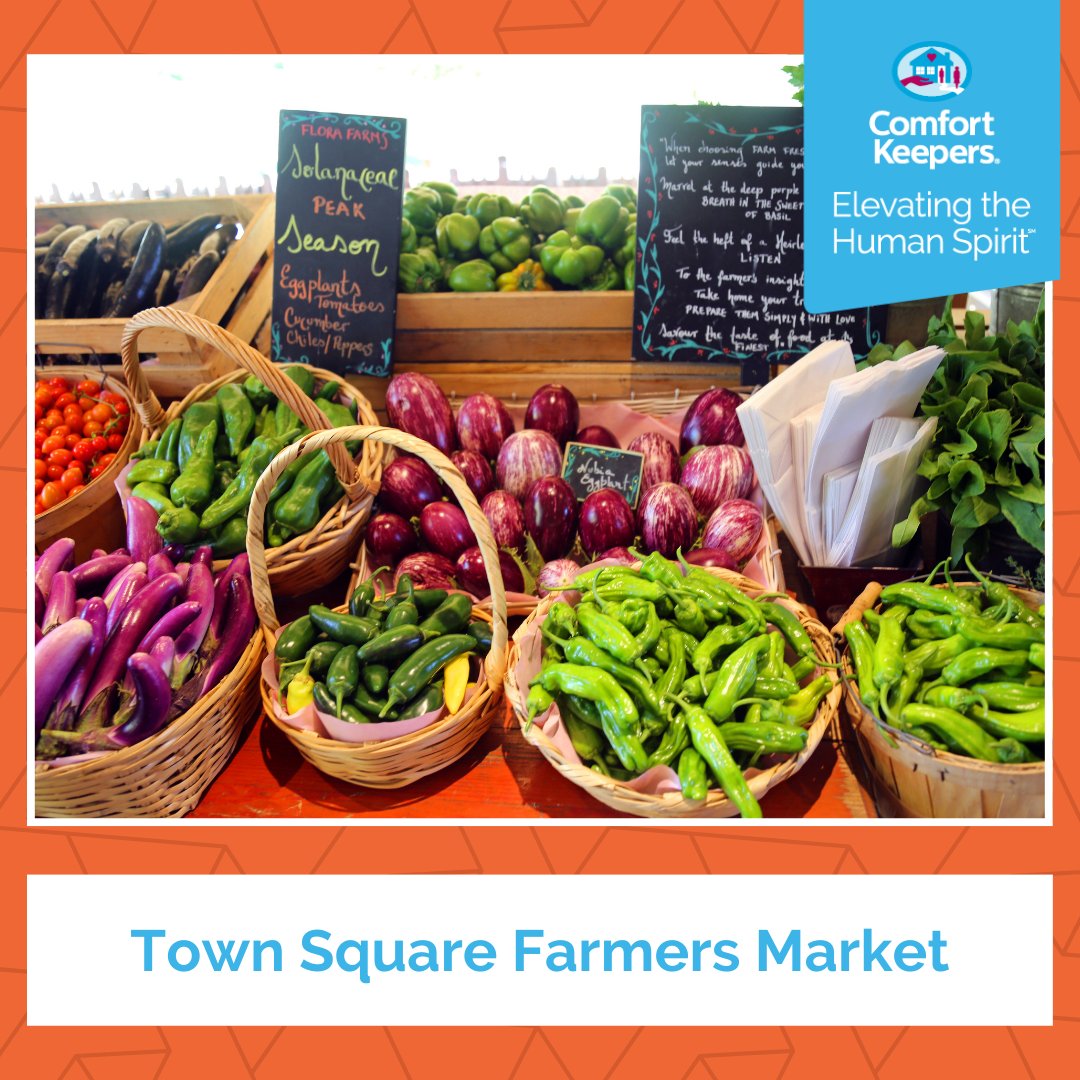 The Town Square Farmers Market opens today for the season!  Hours are 9 a.m. - 1 p.m. every Saturday until Sept. 30. tsfarmersmarket.com