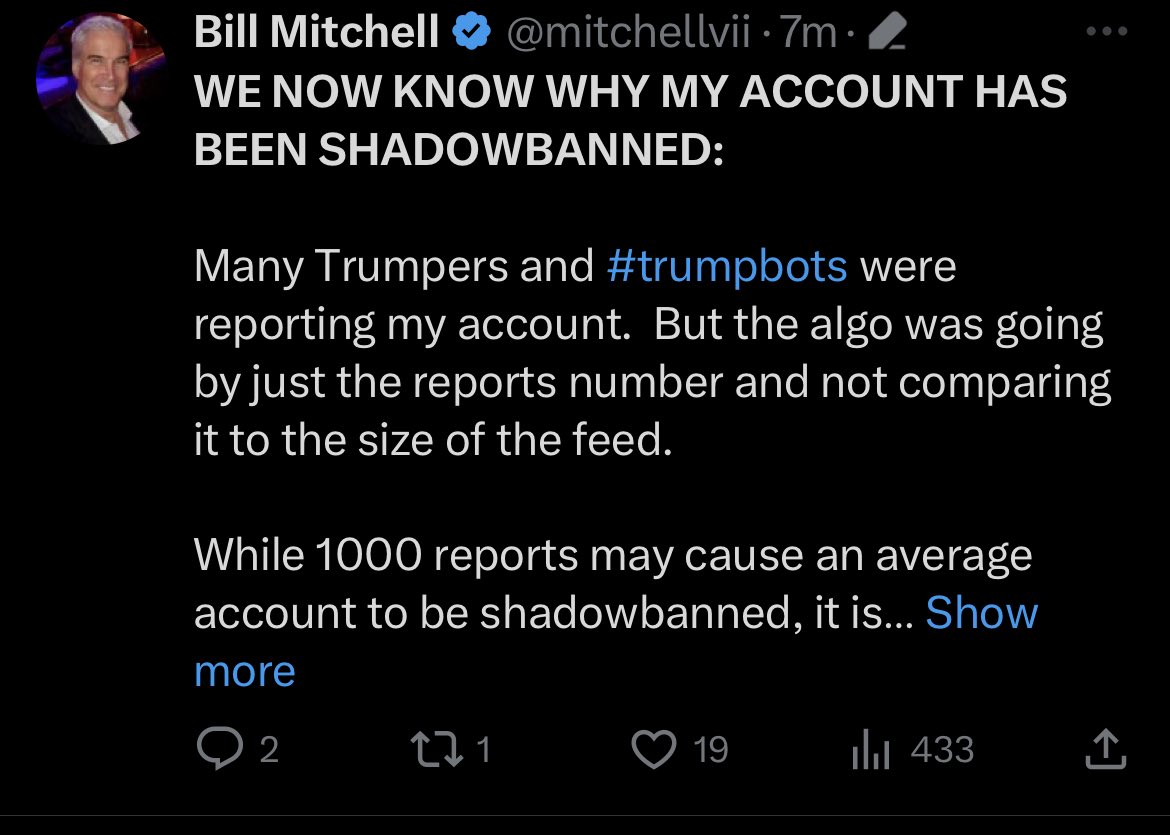 TAftermath2020's tweet photo. Poor @mitchellvii and his conspiracies. 

Or, it could be that no one, including a lot on Team Meatball, can stand you? I think this is a better answer. https://t.co/DXHsoWFutQ